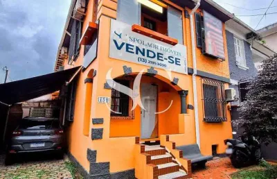 Vende-se sobrado de 02 dormitórios sendo 01 suíte no bairro de campo grande em santos