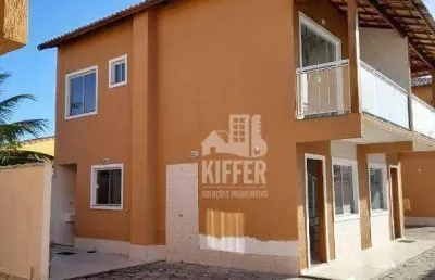 Casa com 2 quartos à venda, 57 m² por r$ 285.000 - jardim atlântico central (itaipuaçu) - maricá/rj