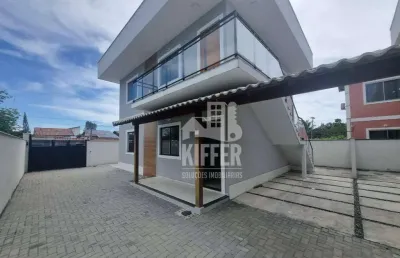 Casa com 2 dormitórios à venda, 78 m² por r$ 350.000,00 - jardim atlântico oeste (itaipuaçu) - maricá/rj