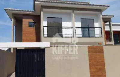 Casa duplex nova com 2 quartos (1 suíte) – primeira locação, quintal e vaga – financia!