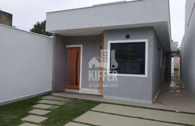 Casa com 2 dormitórios à venda, 70 m² por r$ 450.000,00 - barroco (itaipuaçu) - maricá/rj
