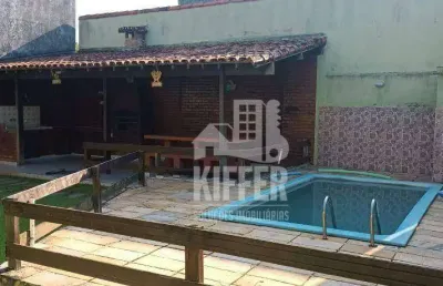 Casa com 4 quartos à venda, 300 m² por r$ 650.000 - guaratiba (ponta negra) - maricá/rj