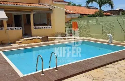 Casa duplex com piscina e área gourmet – 3 quartos, 480m² – próximo à praia no recanto
