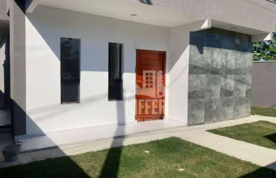 Casa com 3 quartos à venda, 95 m² por r$ 535.000 - jardim atlântico central - maricá/rj