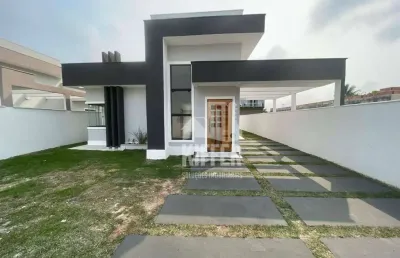 Casa com 3 dormitórios à venda, 135 m² por r$ 680.000,00 - jardim atlântico leste (itaipuaçu) - maricá/rj