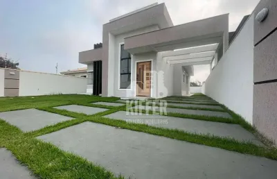 Casa com 3 dormitórios à venda, 135 m² por r$ 700.000,00 - jardim atlântico leste (itaipuaçu) - maricá/rj