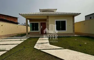 Casa com 3 quartos em itaipuaçu – rua 81, próx. à av. 2 | área gourmet | cisterna | porcelanato