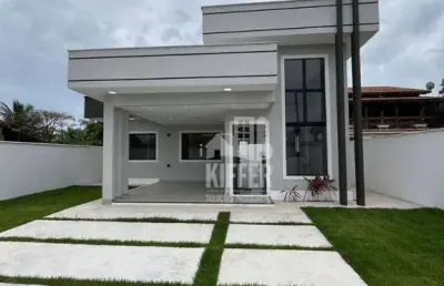 Casa com 3 quartos à venda, 113 m² por r$ 745.000 - jardim atlântico central (itaipuaçu) - maricá/rj