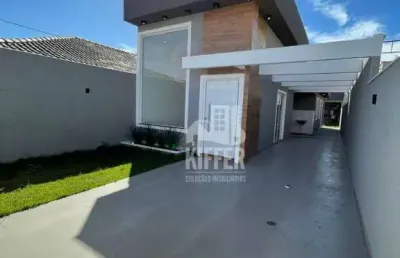 Casa com 3  quartos à venda, 99 m² por r$ 550.000 - itaipuaçu - maricá/rj
