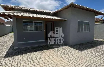 Casa com 3 quartos à venda, 108 m² por r$ 580.000 - jardim atlântico central (itaipuaçu) - maricá/rj