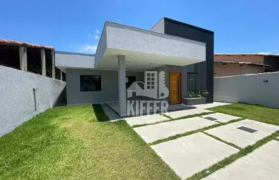 Casa com 3 dormitórios à venda, 125 m² por r$ 670.000,01 - jardim atlântico central (itaipuaçu) - maricá/rj