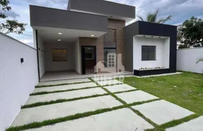Casa com 3 dormitórios à venda, 129 m² por r$ 695.000,01 - jardim atlântico leste (itaipuaçu) - maricá/rj
