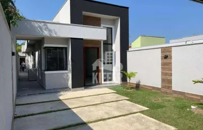 Casa com 3 quartos à venda, 114 m² por r$ 750.000 - jardim atlântico central (itaipuaçu) - maricá/rj