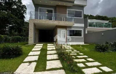 Casa com 3 quartos para alugar, 164 m² por r$ 6.600/mês - cajueiros (itaipuaçu) - maricá/rj