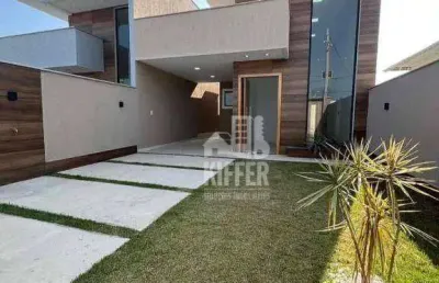 Casa com 3 dormitórios à venda, 100 m² por r$ 499.000,00 - jardim atlântico leste (itaipuaçu) - maricá/rj
