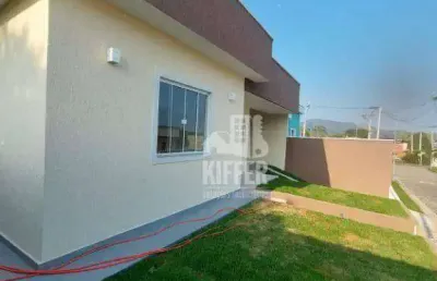 Casa 3 quartos / 1 suite - 1ª locação - condominio fechado r$ 500.000 - itapeba - maricá/rj
