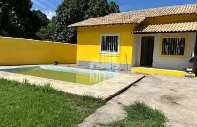 Casa com 2 dormitórios à venda, 80 m² por r$ 370.000,00 - sao josé  do imbassai  - maricá/rj