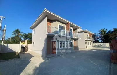 Casa com 2 quartos à venda, 100 m² por r$ 330.000 - jardim atlântico leste (itaipuaçu) - maricá/rj
