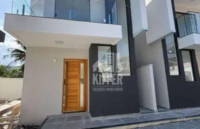 Casa à venda, 87 m² por r$ 540.000,00 - barroco (itaipuaçu) - maricá/rj
