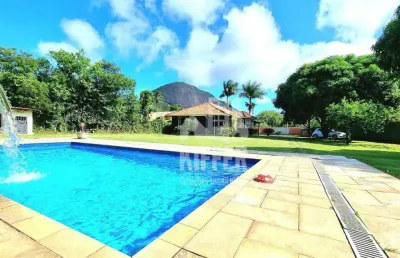 Chácara à venda com 2.000m² em itaocaia valley, itaipuaçu  maricá/rj | casa com 3 quartos, suíte, piscina e área gourmet