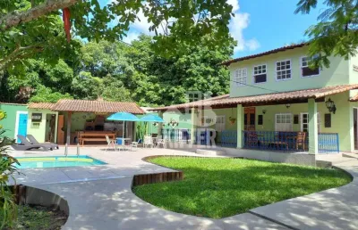 Chácara à venda com 3 casas, 5 quartos, piscina e área de lazer, terreno de 1.200,00m² em itaocaia valley  itaipuaçu, maricá  rj