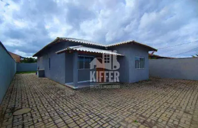 Casa para locação no jardim atlântico central, itaipuaçu/maricá – 3 quartos (1 suíte), 108m² de área construída em terreno de 480m²  linda casa com ac
