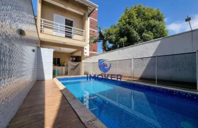 Sobrado próximo centro, suzano/sp; 3 quartos (1 suíte); 3 vagas; piscina