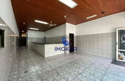Salão comercial térreo com sobreloja; 200 m²; centro de suzano/sp.