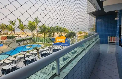Apartamento pé na areia  à venda em maitinga, bertioga-sp,  com vista para o mar, 3 quartos, 1 suíte, sala , 2 banheiros, 2 vagas de garagem