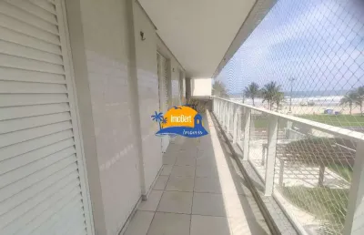 Apartamento de luxo à venda em bertioga-sp: 5 quartos, 2 suítes, 3 banheiros, 2 vagas de garagem, frente ao mar com varanda gourmet.