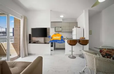 Apartamento à venda em bertioga-sp, próximo a praia: 2 quartos, 1 suíte, 1 sala, 2 banheiros, 1 vaga - 53,50m²!