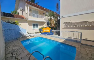 Casa de condomínio à venda em bertioga-sp, maitinga: proximo ao mar, 3 quartos, 2 suítes, 3 salas, 3 banheiros, 1 vaga, 106,12m².