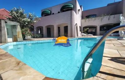 Residência de alto padrão frente mar em condomínio fechado na cidade de bertioga-sp, centro - 5 quartos, 5 suítes, 7 banheiros, 6 vagas de garagem, 450m² de área