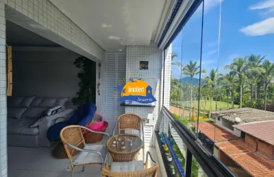 Apartamento pé na areia à venda em bertioga-sp, maitinga! 2 quartos, 1 suíte, 2 salas, 2 banheiros, 1 vaga, 86,29 m². confira!