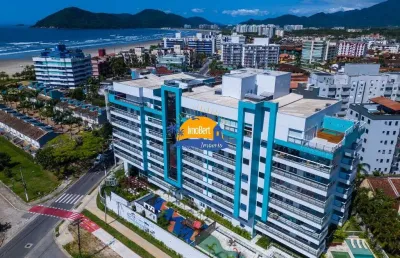 Apartamento  novo à venda em bertioga-sp, bairro maitinga: 50 mts da praia, 3 quartos, 3 salas, 2 vagas de garagem, 141m² de área. aproveite!