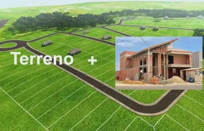 Compre sua chácara na planta conosco de alvenaria com piscina 100% pronta