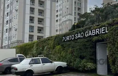 Apartamento com 1 quarto - 44,32m², sacada, churrasqueira, vaga de garagem, no bairro parque santa fé, porto alegre/rs