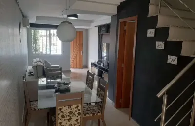 Casa com 2 quartos, 2 suítes, varanda, 1 vaga de garagem, no bairro aberta dos morros, porto alegre/rs