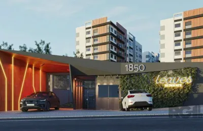 Apartamento de 2 dormitórios sendo um suíte e com sacada no bairro cristal