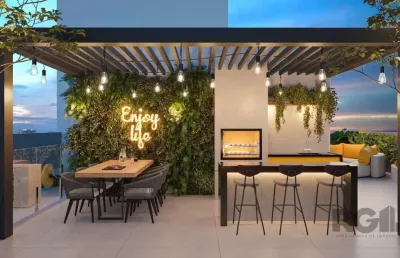Apartamento com 2 quartos - 34,32m² no bairro glória, porto alegre/rs