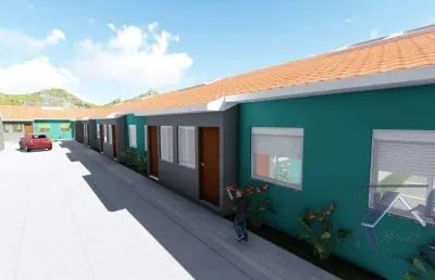 Casa condominio para venda - 46.08m², 2 dormitórios, 1 vaga - ponta grossa