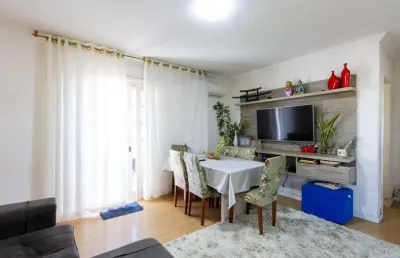 Apartamento com 88m², 2 dormitórios, 1 suíte, vaga coberta, no bairro tristeza.
