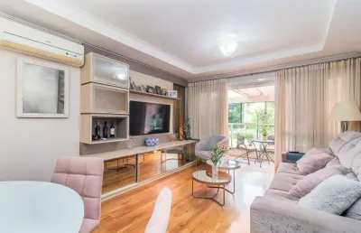 Apartamento garden com 107m² e 3 dormitórios, 1 suíte, 2 vagas