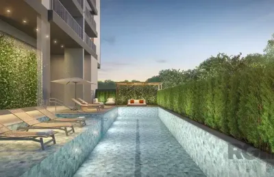 Apartamento com 2 quartos, 1 suíte, vaga coberta no bairro higienópolis, poa/rs