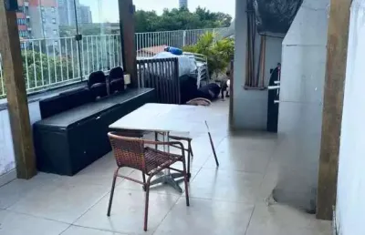 Cobertura à venda com 2 quartos, 121 m² e 1 vaga escriturada no cristal.
