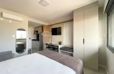 Loft de 26 m² no skyline parque moinhos - 15º andar.