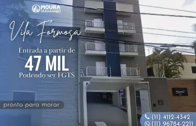 Apartamento para venda em são paulo, vila formosa, 3 dormitórios, 1 banheiro, 1 vaga