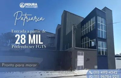 Casa sobreposta para venda em são paulo, cidade patriarca, 2 dormitórios, 1 banheiro, 1 vaga