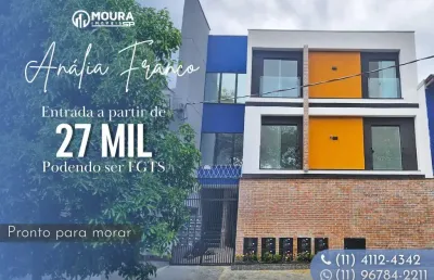 Casa sobreposta para venda em são paulo, jardim anália franco, 2 dormitórios, 1 banheiro