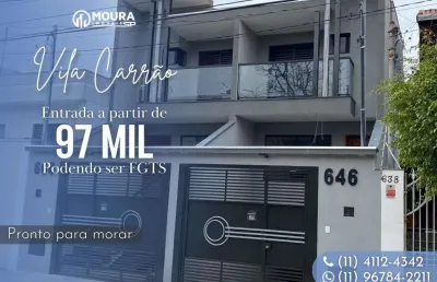 Sobrado para venda em são paulo, vila carrão, 3 dormitórios, 2 suítes, 3 banheiros, 3 vagas